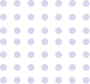 Decorative blue dots background top right