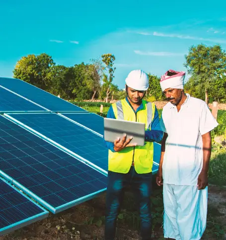 Smart PM-KUSUM Management system dashboard for solar-powered irrigation